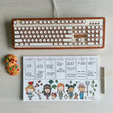 Keyboard Weekly Planner Bundle
